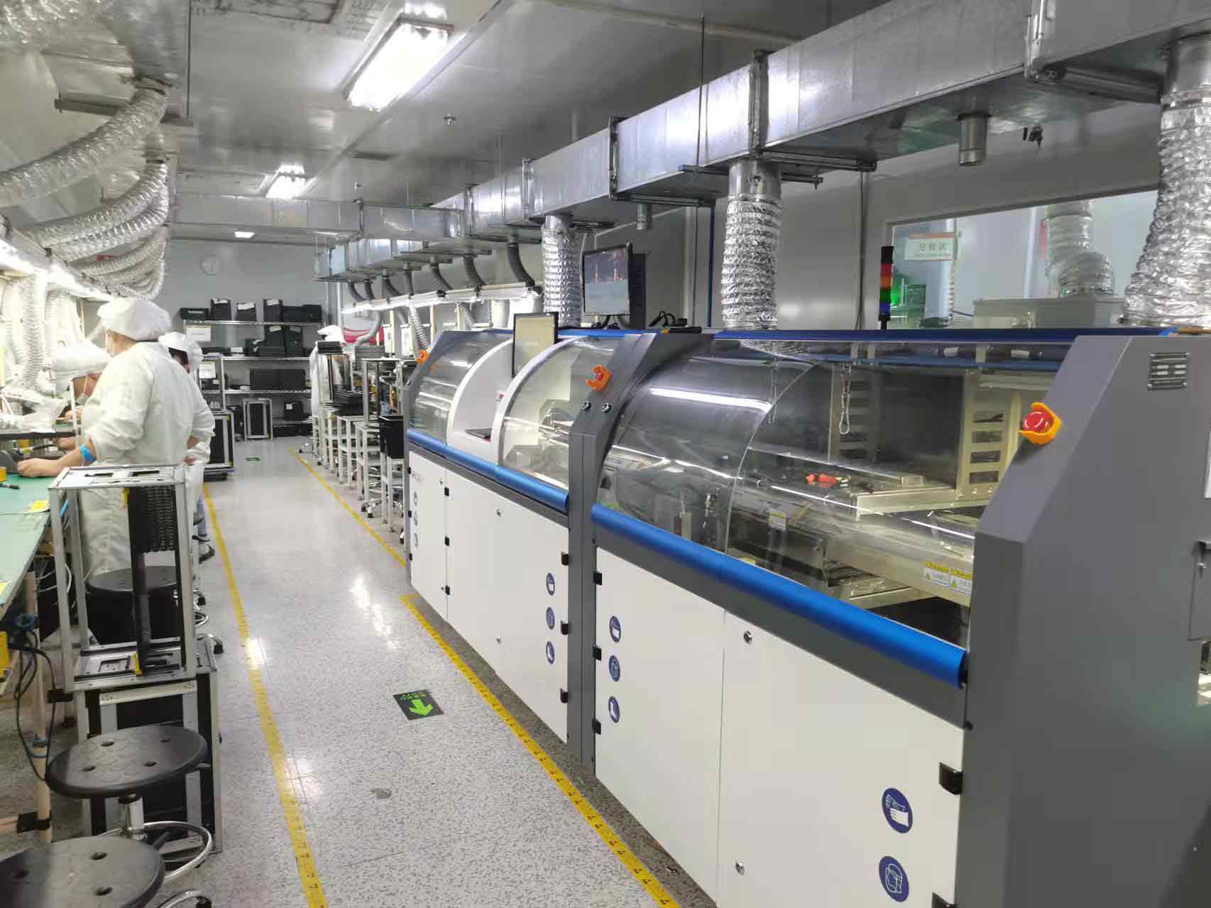 波峰炉后自动检测激光指引维修系统